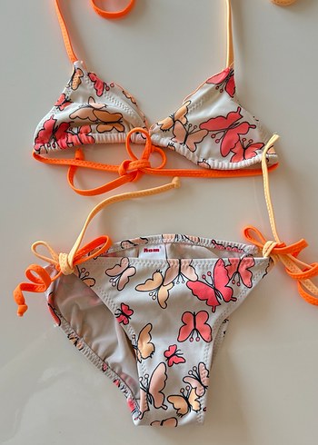 Kelebek Desenli İpli Bikini Takımı - Görsel 2