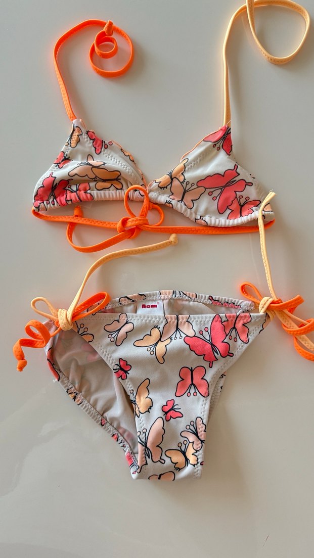 Kelebek Desenli İpli Bikini Takımı - Görsel 2