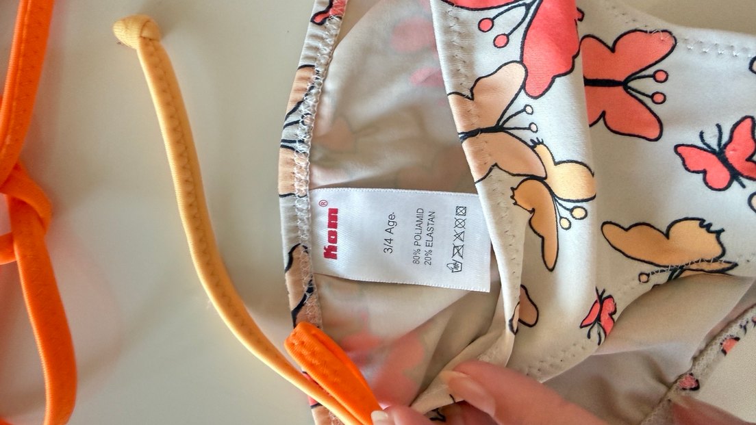 Kelebek Desenli İpli Bikini Takımı - Görsel 3