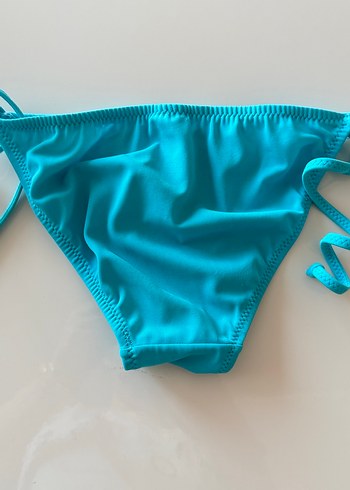 Kom Marka Pullu Turkuaz Bikini Altı - Görsel 3