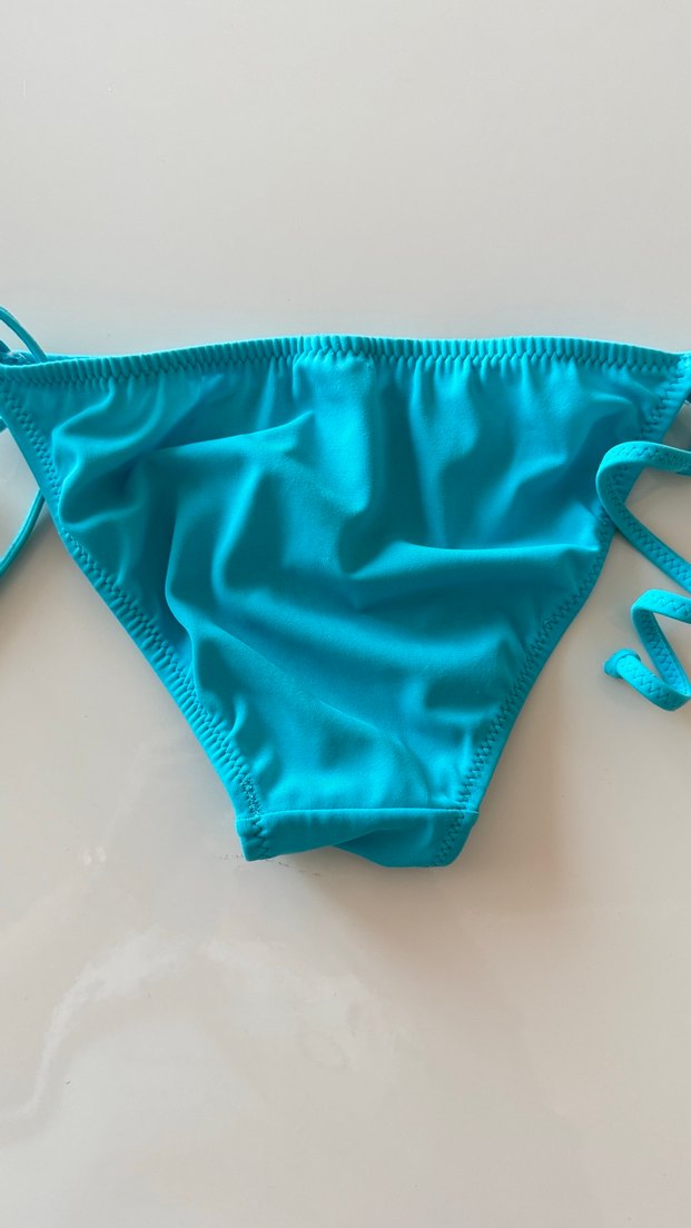 Kom Marka Pullu Turkuaz Bikini Altı - Görsel 3