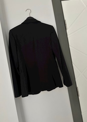 m Beden siyah Renk Düğmeli Siyah Kadın Blazer Ceket