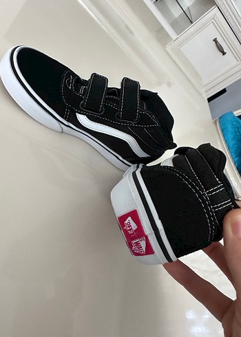 Erkek Çocuk Siyah Cırt Cırtlı Spor Ayakkabı - Görsel 2