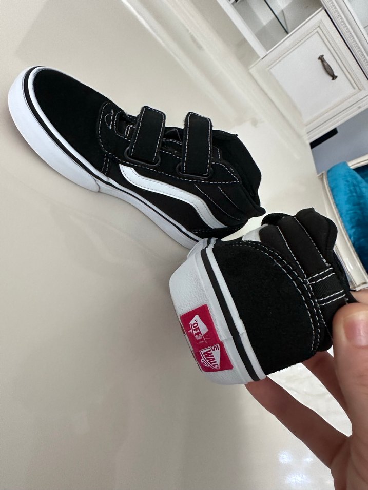 Erkek Çocuk Siyah Cırt Cırtlı Spor Ayakkabı - Görsel 2