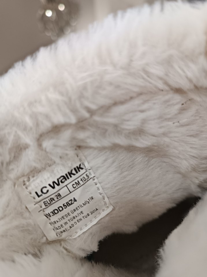 Kız Çocuk Lila Peluş Kürklü Bot - Görsel 3