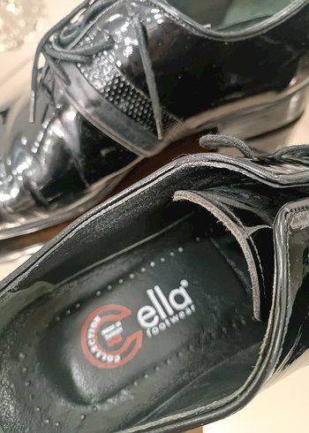 Siyah Parlak Tokalı Erkek Klasik Ayakkabı - Görsel 2