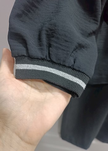 Siyah Uzun Kadın Kemerli Spor Tunik - Görsel 4