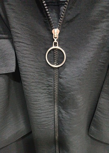 Siyah Uzun Kadın Kemerli Spor Tunik - Görsel 5