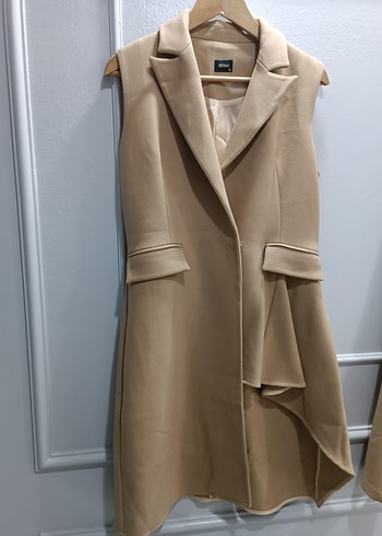 Bej Kadın Uzun Kollarsız Takım - Görsel 2