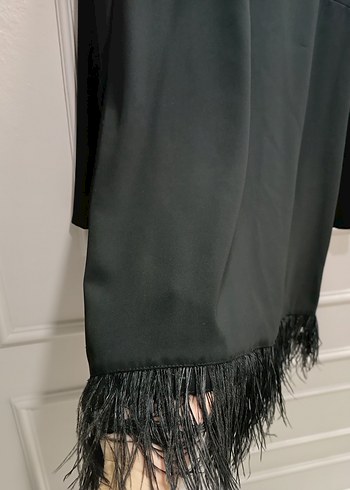 Tüğlü Siyah Uzun Kollu Tunik - Görsel 2