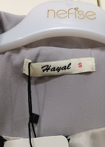 Gri Zebra Desenli Kadın Blazer - Görsel 4