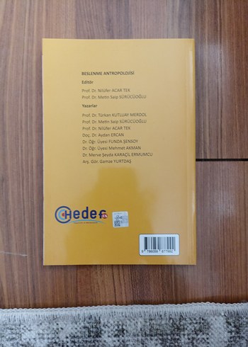  Beslenme Antropolojisi Kitabı