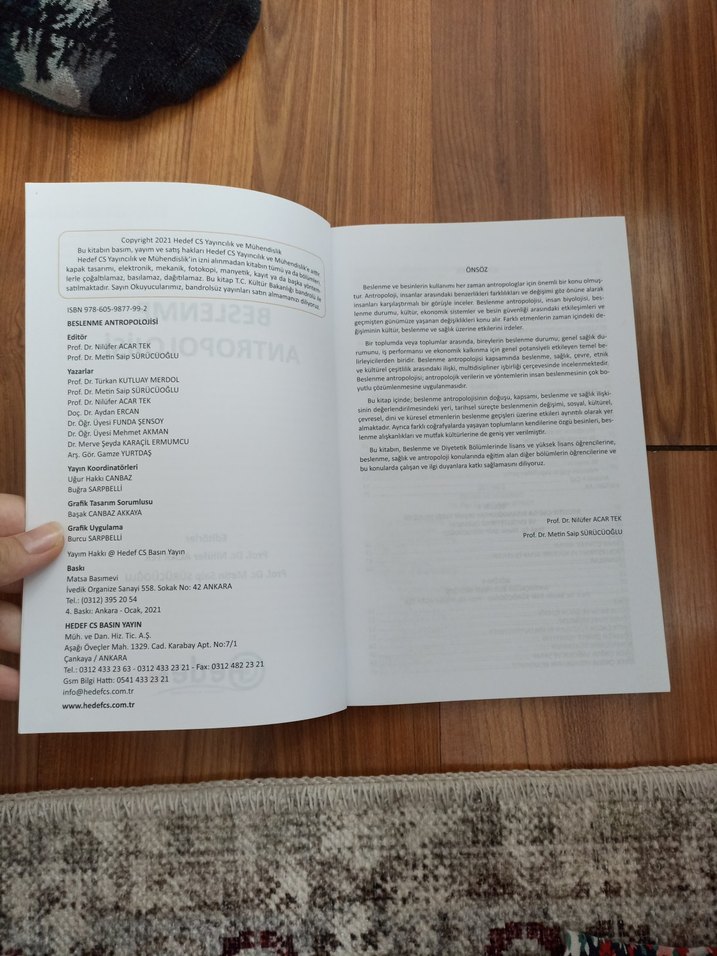 Beslenme Antropolojisi Kitabı - Görsel 3