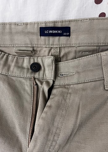 LC Waikiki Bej Keten Pantolon