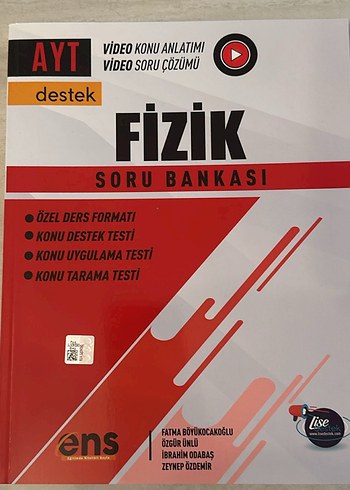 AYT Fizik Soru Bankası Video Destekli