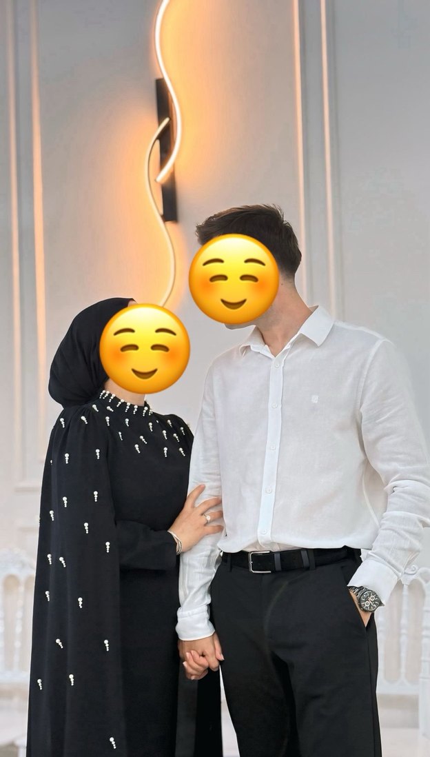 Siyah Uzun Kollu  Abiye - Görsel 2