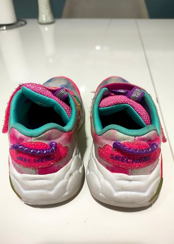 24 Beden çeşitli Renk Kız Çocuk Renkli Bağcıksız Sneakers