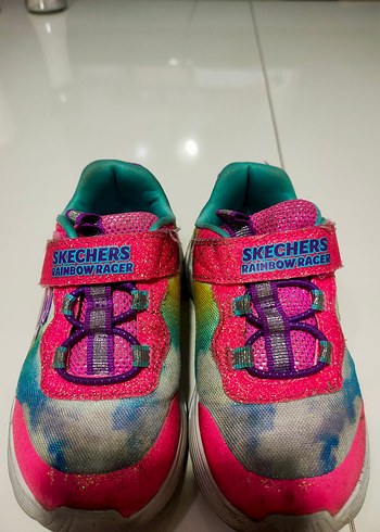 Kız Çocuk Renkli Bağcıksız Sneakers