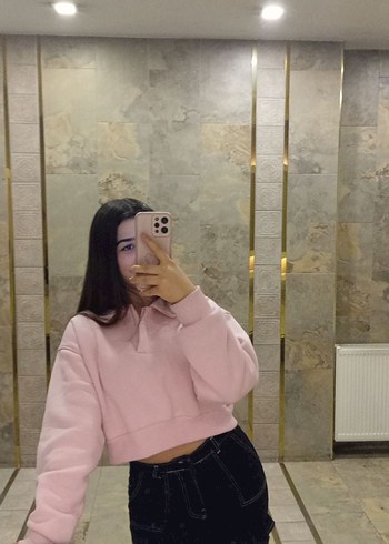 Pembe sweatshirt