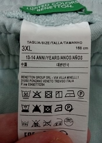 Su yeşili kız çocuk kışlık eşofman altı - Görsel 4