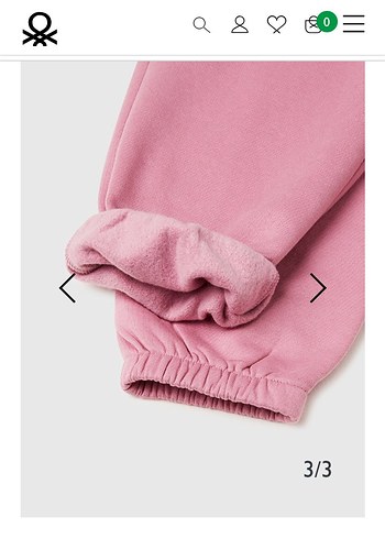 Benetton Kız çocuk kışlık eşofman altı - Görsel 6