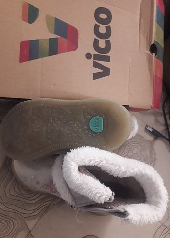 Vicco Kız Çocuk Bej Sıcak ışlık bot - Görsel 2
