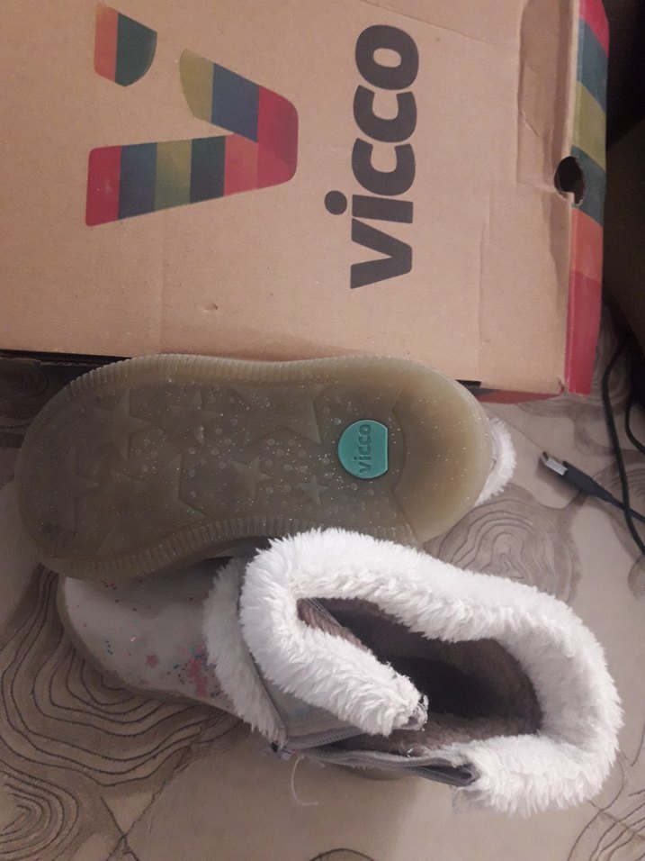 Vicco Kız Çocuk Bej Sıcak ışlık bot - Görsel 2