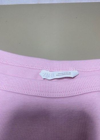 Zara Pembe Kısa Kollu Tişört