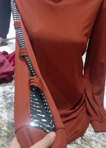 kiremit Uzun Kollu  Bluz - Görsel 3