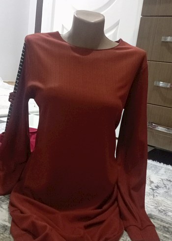 kiremit Uzun Kollu  Bluz - Görsel 2