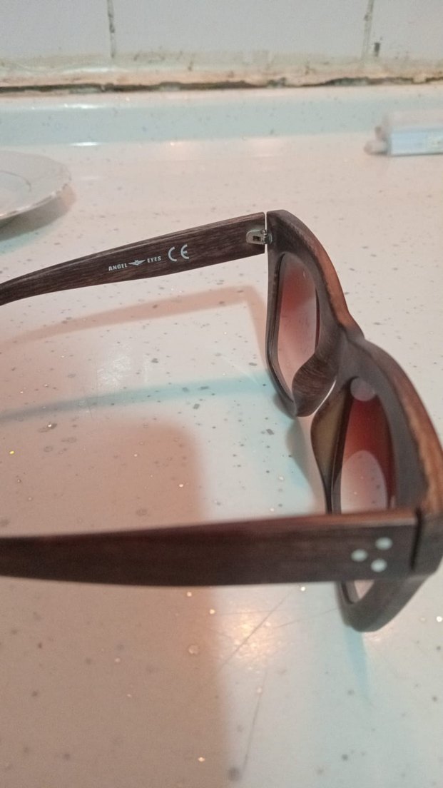 Kahverengi Vintage Kadın Güneş Gözlüğü - Görsel 2