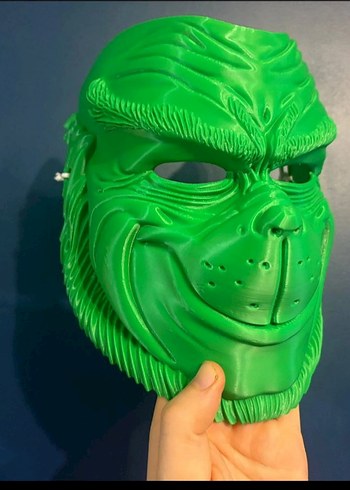 Yeşil Grinch Maskesi - Görsel 2