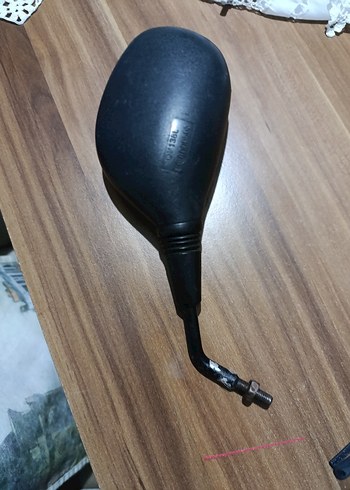 Siyah Motosiklet Yan Aynası - Görsel 2