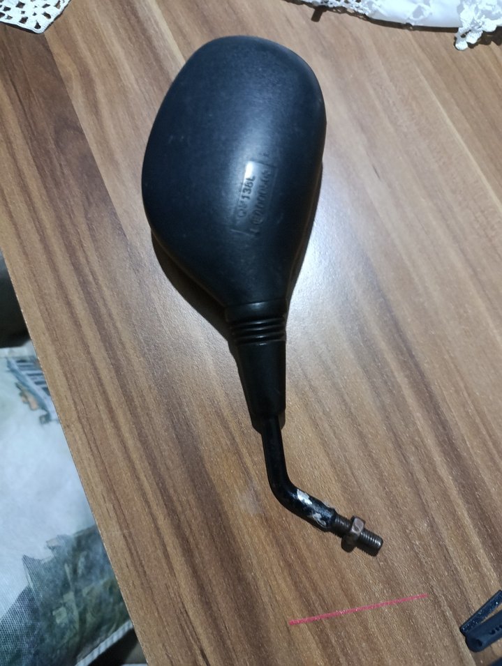 Siyah Motosiklet Yan Aynası - Görsel 2