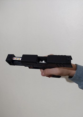 Siyah Oyuncak Tabanca Çakmak - Görsel 3