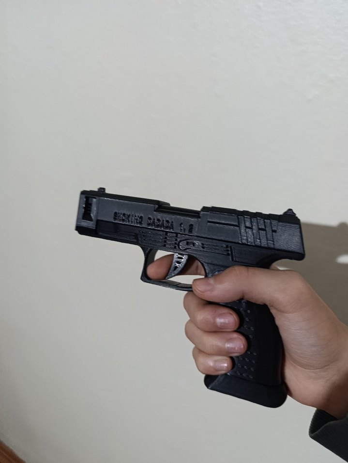 Siyah Oyuncak Tabanca Çakmak - Görsel 4