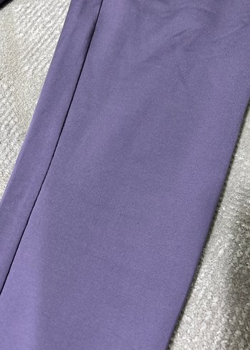 Mor Normal Boy Kadın Tayt - Görsel 2