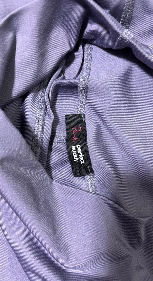 Mor Normal Boy Kadın Tayt - Görsel 3