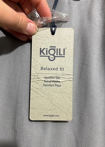 Gri Regular Fit Keten Erkek Pantolon - Görsel 4