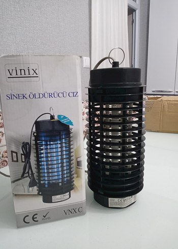  Beden Vinix Siyah Renkli Sinek Öldürücü Lamba