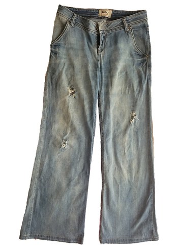Düşük bel bol / flare jean