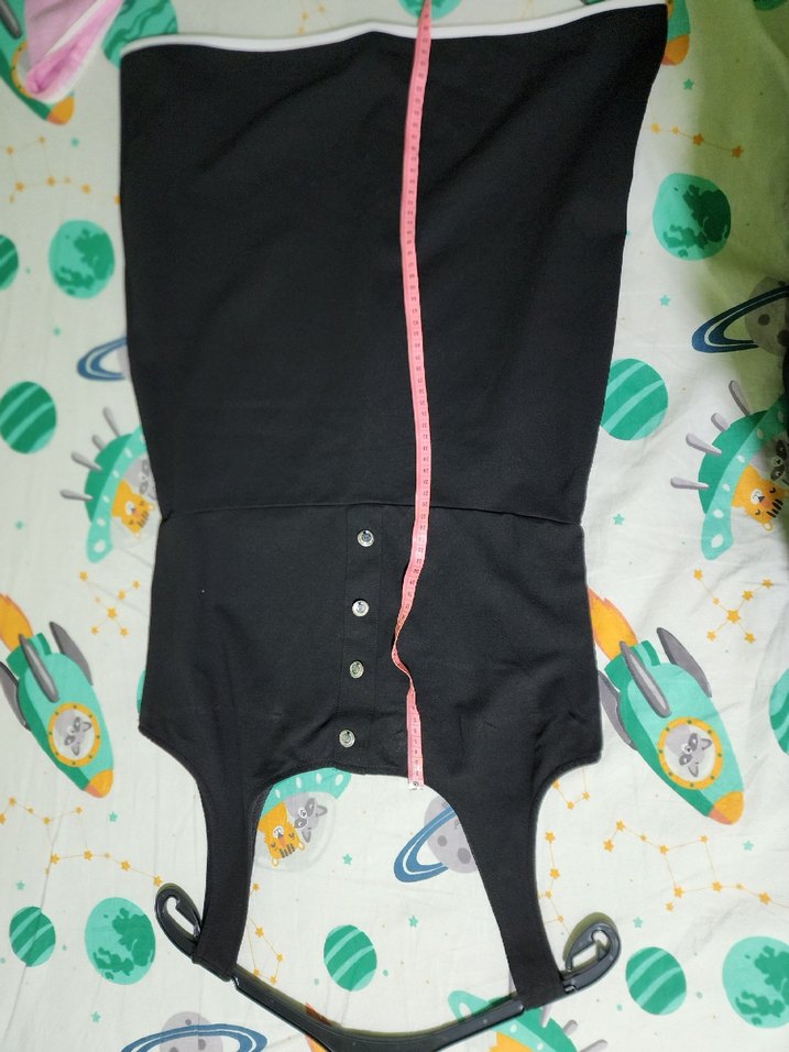 Düğmeli Siyah Midi Kadın Elbise - Görsel 3