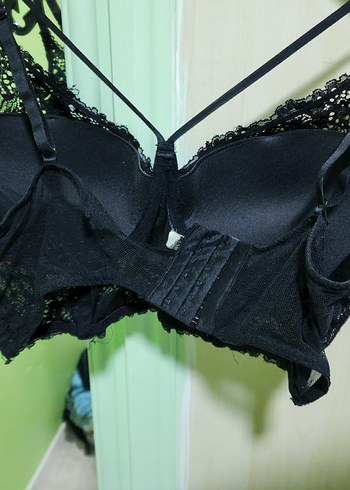 Siyah Gotik Midi Sütyen - Görsel 9