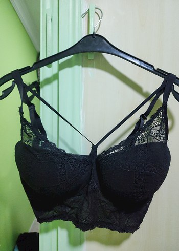 Siyah Gotik Midi Sütyen - Görsel 3