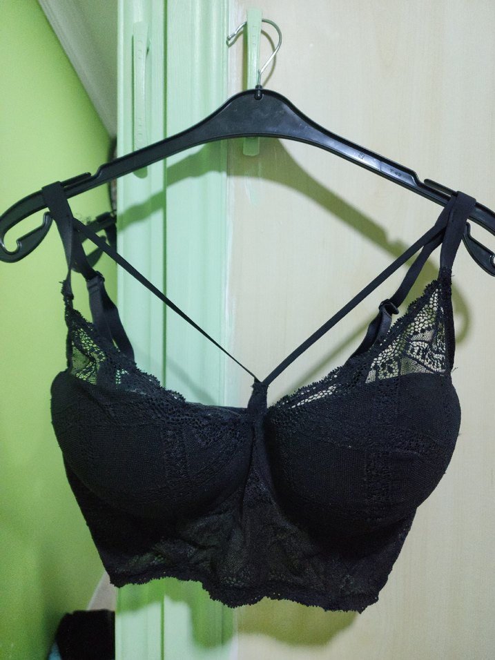 Siyah Gotik Midi Sütyen - Görsel 3