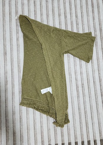 Bej Bohem Salaş Örgü Hırka - Görsel 3