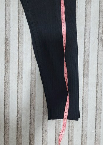 Gri Kadın Kumaş Pantolon Elastik Bel - Görsel 2