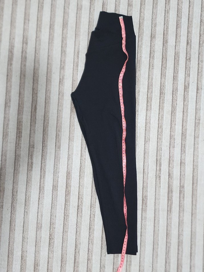 Gri Kadın Kumaş Pantolon Elastik Bel - Görsel 3