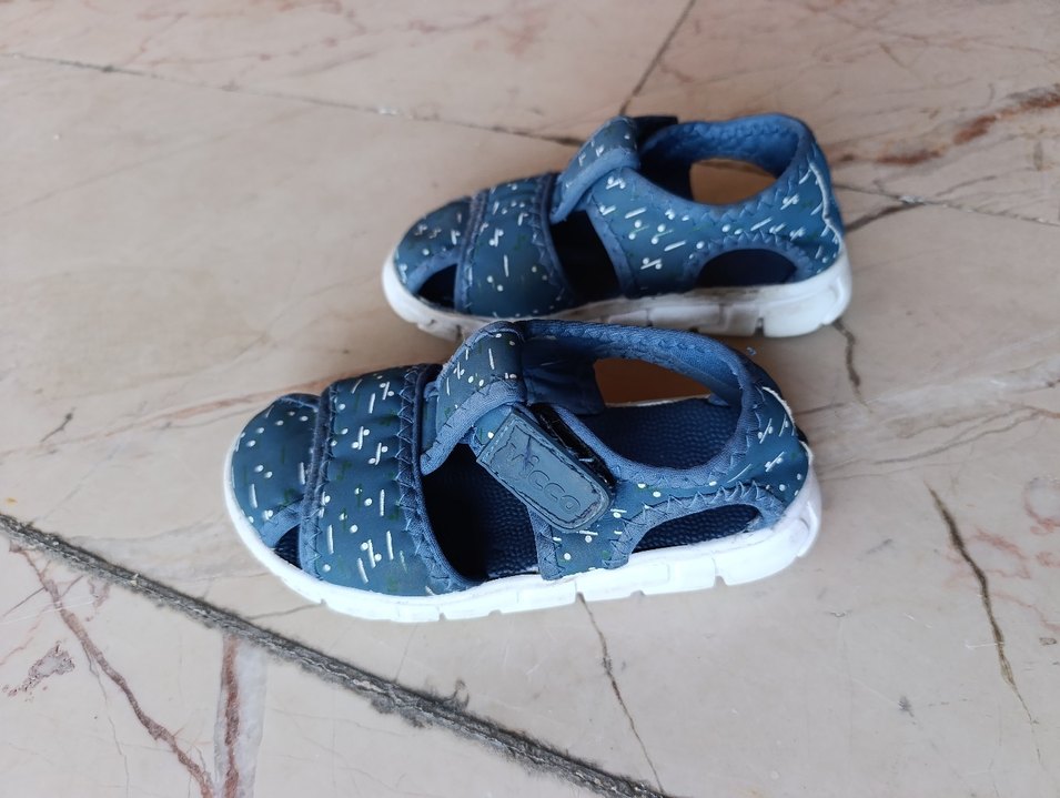 Vicco unisex kız erkek çocuk lacivert cırt cırtlı sandalet - Görsel 3