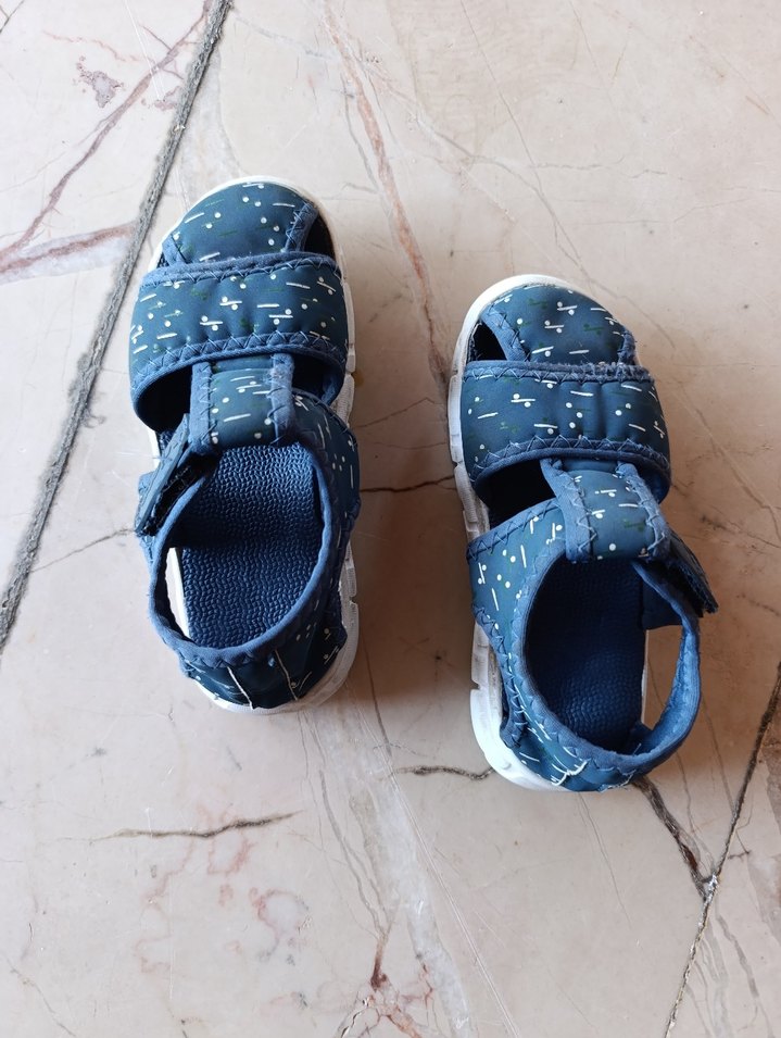 Vicco unisex kız erkek çocuk lacivert cırt cırtlı sandalet - Görsel 4